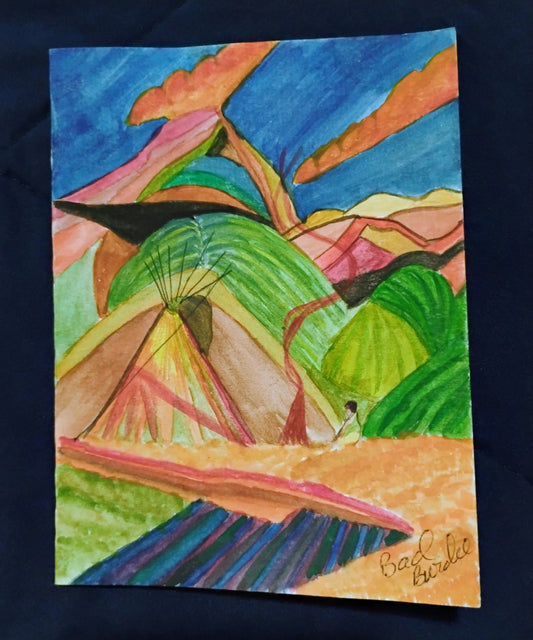 Watercolor Greeting Card