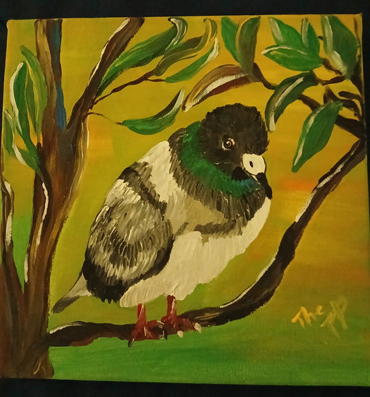 "What's Wrong?" 8X8 Canvas Painting